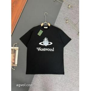 格好良いVIP価格25ss海外発 半袖Tシャツコピー 品 ブランドVIVIENNE WESTWOOD