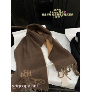 Vivienne Westwood/西太后の定番土星Orbビッグロゴマフラー