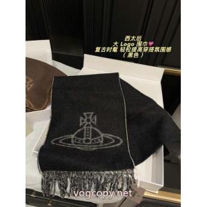 Vivienne Westwood/西太后の定番土星Orbビッグロゴマフラー