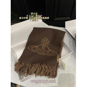 Vivienne Westwood/西太后の定番土星Orbビッグロゴマフラー