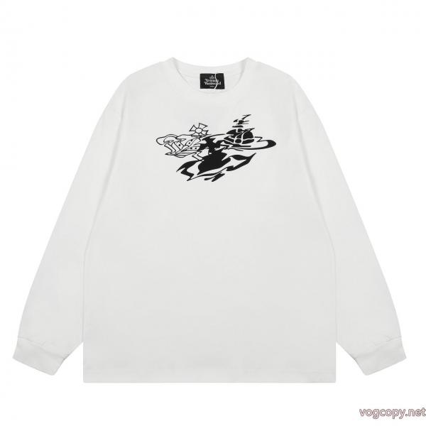 激安 通販 ブランド優等品 ファッションに新しい色 優しげ人気アイテム長袖TシャツVIVIENNE WESTWOOD 0