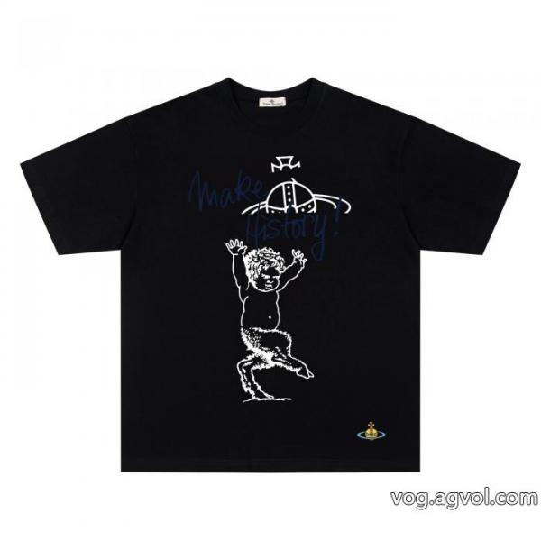 根強い人気定番商品 数量限定260%新品 マストアイテム新入荷VIVIENNE WESTWOOD半袖Tシャツブランド スーパー コピー 通販 0