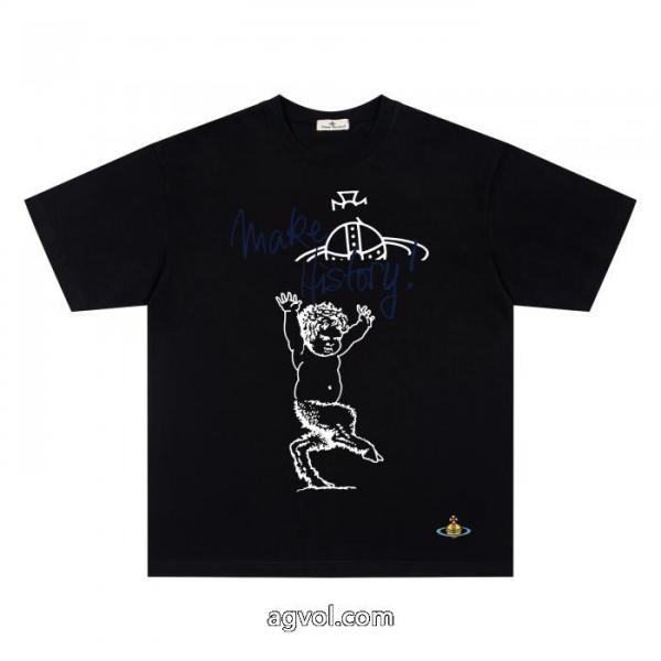 根強い人気定番商品 数量限定260%新品 マストアイテム新入荷VIVIENNE WESTWOOD半袖Tシャツブランド スーパー コピー 通販 3