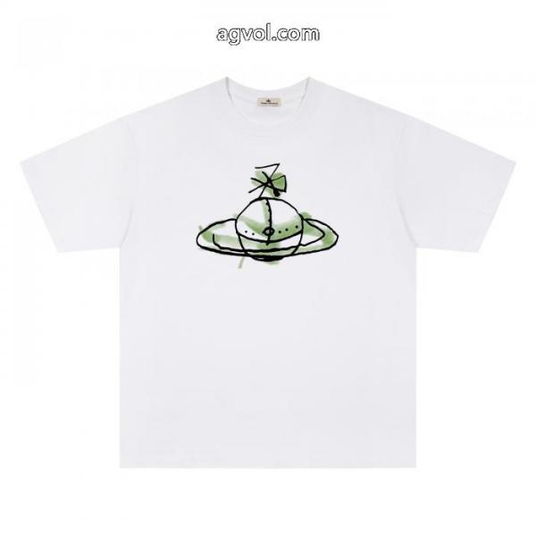 スーパー コピー ブランド 通販韓国の人気 ギフトにオススメも最適 天然着色VIVIENNE WESTWOOD半袖Tシャツ 3