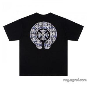 夏春物先行発売  26-26AW 即発送OKCHROME HEARTS半袖Tシャツブランド 激安 